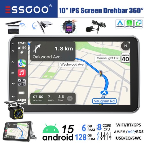 Autoradio 8core 1 din - 10",
